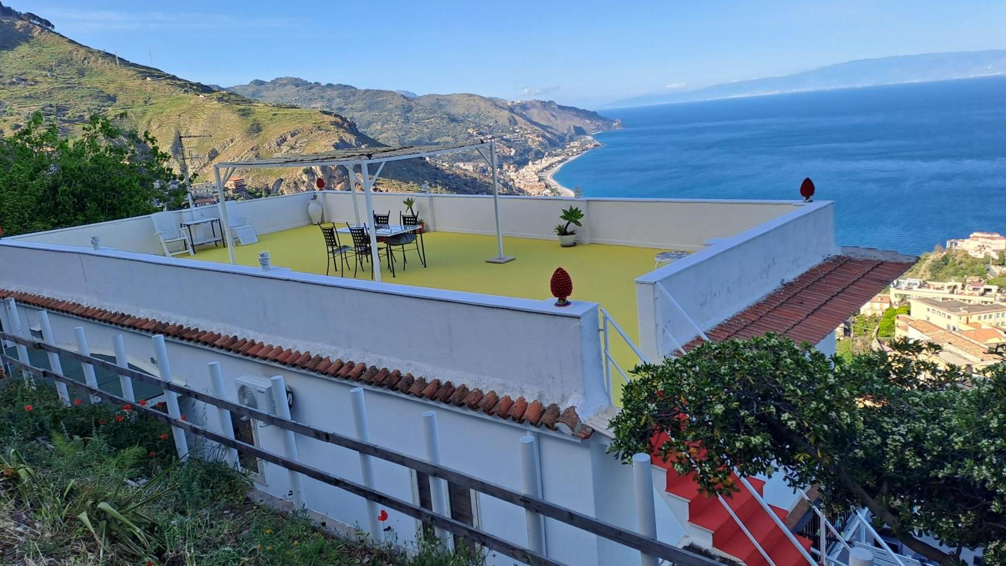 Villa Johnny And Mary'S House Breathtaking View Taormina Eksteriør bilde